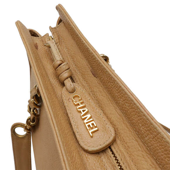 Chanel Vintage Stitched Cc Shoulder Bag #214126C15B - Picture 4 of 9